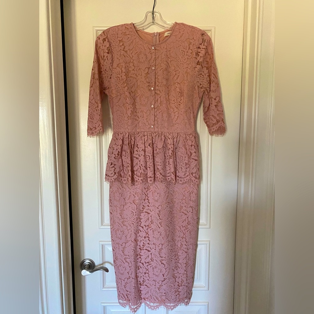 Kate Middleton Inspired Lace Midi Dress